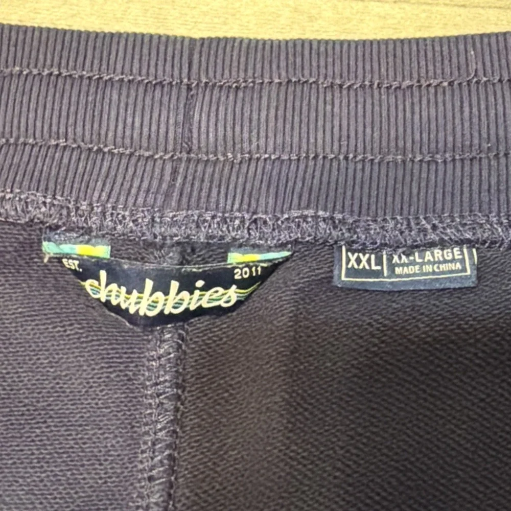 Chubbies Lounge Shorts Men's Size 2XL Navy blue Soft 8